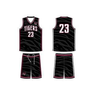 Vente en gros 100% maillots de basket-ball en polyester pour hommes nouveau style d'uniformes de basket-ball cousus dans les grandes tailles - Product Image 4