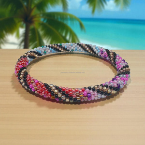 Stretch Charm Embroidery Seed Beads Multicolor 7inch Bracelet Handmade Luxury Fashion Jewelry Adjustable Wrist Band Custom - Product Image 6