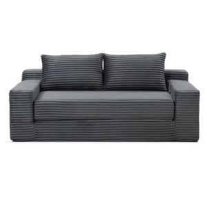 Convertible Foldable Floor <b>Sofa</b> <b>Bed</b> with 2 Pillows, Boneless Upholstered <b>Sofa</b> for Apartment, Living Room & Guest Room - Product Image 1