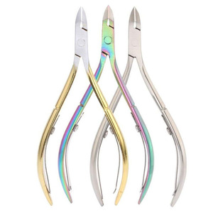 ที่ตัดหนังกำพร้าแบบมืออาชีพ หลายสี ทอง เงิน สแตนเลส ที่ตัดเล็บ ขายส่ง รับผลิตแบรนด์ส่วนตัว อุปกรณ์ทำเล็บ - Product Image 1