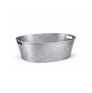 Headway Crafts - Recipiente Ovalado Reutilizable y Lavable para Fiestas, de Hierro, 18.5x13.5x9 Pulgadas - Product Image 1