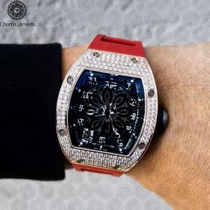 Montre mécanique de luxe pour homme Charm, boîtier en acier inoxydable 40 mm, cadran analogique, verre cristal, bracelet en acier inoxydable, date automatique, 10 bars - Product Image 4