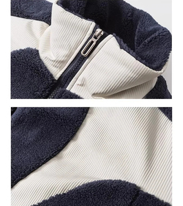 Chaqueta de Forro Polar con Cuello Alto y Cierre de Cremallera, Estilo Casual para Otoño, Material de Poliéster, Corte Regular - Product Image 6