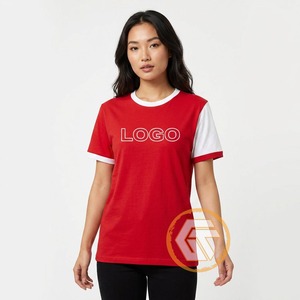 Camiseta Personalizada de la Hermandad Femenina Delta, Ecológica, de Alta Calidad, Transpirable, de Algodón Jersey, Diseño Sólido, Manga Corta, Cuello Redondo - Product Image 4