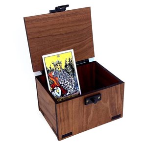 Bolso de Mano de Madera con Forma de Libélula, Caja de Madera Cuadrada con Cadena Desmontable para Regalo de Boda o Fiesta - Product Image 6