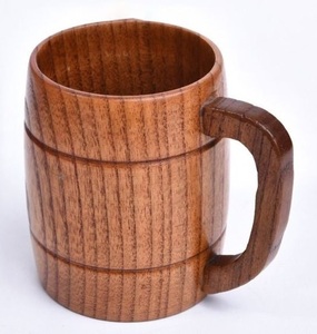 Wooden Mug Natural Finish Handmade Coffee Cup Rustic Style Eco Friendly Kitchen <b>Drinkware</b> With Best Quality - Product Image 4