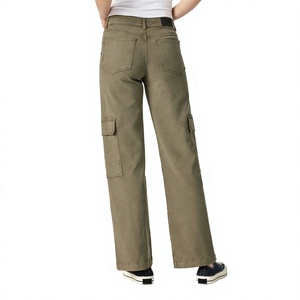 OEM Custom Logo Anti-static Breathable Eco-Friendly Formal Winter Cargo <b>Pants</b> Women Durable Polyester Regular Fit Elastic Waist - Product Image 3