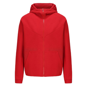 Top Quality Heavyweight Fleece Boxy Fit Zipper Hoodie Oversized Streetwear Custom Puff Print <b>Cropped</b> <b>Zip</b> <b>up</b> Hoodies Men - Product Image 6