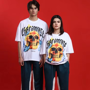 Haute qualité 100% coton fil teint solide tricoté coupe régulière respirant séchage rapide épaule tombante T-Shirt à manches courtes - Product Image 3