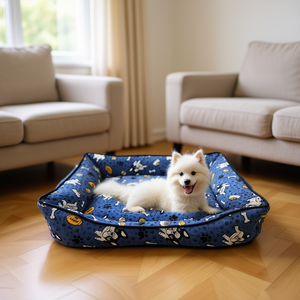 Yommy Pet <b>Bed</b> Set Thickened Cotton Dog <b>Bed</b> <b>S</b> <b>M</b> L Waterproof Bottom - Product Image 3