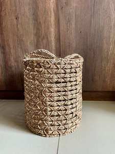 Vietnam High Quality Seagrass Storage <b>Basket</b> Planter, Natural Handwoven <b>Wicker</b> Flower Pot, Eco-Friendly Rustic Home Decor - Product Image 3