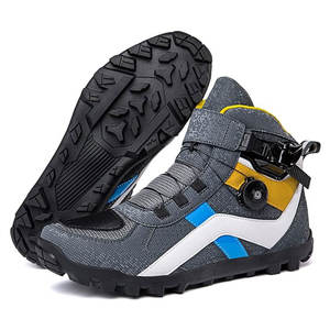 Las Mejores Botas de Motocicleta Impermeables de Cuero, Unisex, de Alta Calidad, con Logotipo Personalizado, MOQ Bajo, Cómodas - Product Image 1