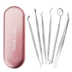 ชุดเครื่องมือขูดหินปูนทางทันตกรรมแบบใหม่ วัสดุสแตนเลส ได้รับการรับรองมาตรฐาน CE ชุดเครื่องมือขูดหินปูนทางทันตกรรม 1 ชุด - Product Image 6