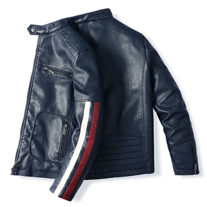 Chaqueta de Motociclista de Cuero de Alta Calidad para Hombre, Impermeable, Hecha a Medida, Chaqueta de Exterior, Nueva Colección, Chaqueta de Motociclista Moderna y Elegante para Otoño - Product Image 2