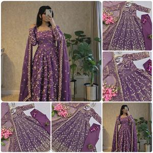 ชุดกาวน์7สีสำหรับผู้หญิงในงานปาร์ตี้ดีไซน์เนอร์ชุดออกงานปาร์ตี้สำหรับงานแต่งงานและงานปาร์ตี้ชุดเจ้าสาว - Product Image 4