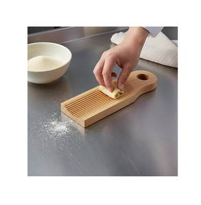 Wood Gnocchi Board Handmade Wooden Pasta Board with <b>Rolling</b> <b>Pins</b> for Gnocchi Board Pasta Used - Product Image 2