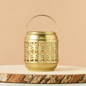 Porte-bougie votif en métal noir à découpes uniques, très vendu, pour décoration intérieure écologique, idéal pour la maison et les mariages - Product Image 6