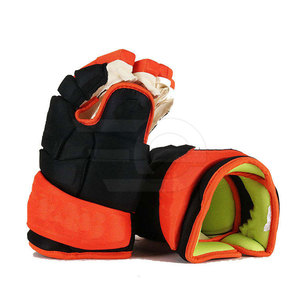 High Quality Men Lacrosse Gloves Soft Leather Breathable Comfortable Fit <b>Adjustable</b> <b>Strap</b> For Training And Competition - Product Image 6