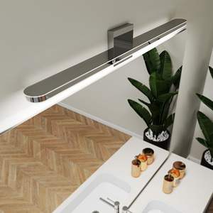 Lumières de Vasque LED Modernes 32\" 16W Lumière Blanche Jour Chrome Luminaires de Salle de Bain Lumière de Vasque Miroir - Product Image 2