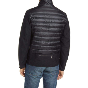 Chaquetas acolchadas de poliéster para hombres adultos, color negro, con cremallera, manga larga, ropa casual de invierno, chaqueta acolchada para jóvenes. - Product Image 2
