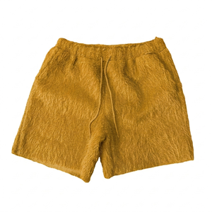Shorts en mohair pour hommes, style décontracté, tissu en mélange de laine, faible MOQ, approvisionnement direct usine, OEM - Product Image 4