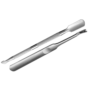 Wholesale Professional High Quality Stainless Steel <b>Cuticle</b> Pusher Essential Nail Art <b>Tool</b> for Manicure Pedicure Nail Cleaning - Product Image 3
