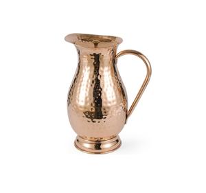 Jarra de Cobre 100% Puro con Tapa, Tamaño Grande, Jarra de Agua de Cobre Forjado a Mano, en Oferta - Product Image 3