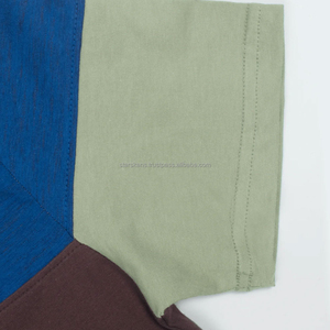 เสื้อยืดผ้าฝ้าย100% สำหรับผู้ชายทรงหลวมพิมพ์ลาย - Product Image 4