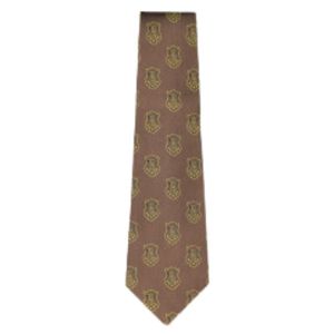 Iota Phi Theta Crest Necktie <b>Brown</b> Gold Greek Apparel Fraternity Silk <b>Tie</b> Premium Formal Classic Accessory Wear - Product Image 1