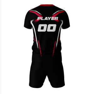 Nouvel ensemble maillot de football pour homme 2026 – Col en V, manches courtes, polyester, sublimation, personnalisable avec nom d'équipe – Idéal pour clubs et matchs - Product Image 2