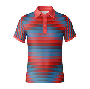 Polos de golf personalizados de alto rendimiento con sublimación completa y logotipo bordado, camisetas de golf para uniformes de equipo, venta directa de fábrica para clubes. - Product Image 5