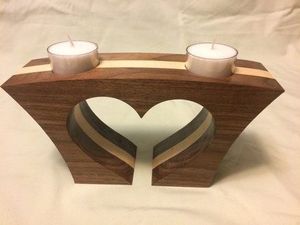 Embossed Wooden <b>Tea</b> Light Holder Round Mandala Design Home Decoration - Product Image 6