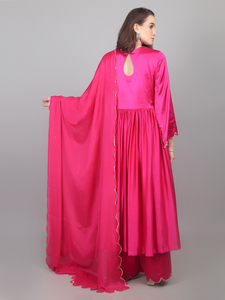 Glamorous Fashion Collection Women’s Palazzo Dress with Dupatta and <b>Thread</b> <b>Beads</b> work Designer Fashion Hub - Product Image 3