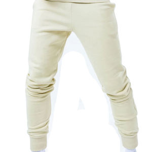 Survêtement à capuche pour homme, couleur crème, manches longues, décontracté, pour l'automne, avec poches latérales, coupe classique, couleur unie, 100% coton - Product Image 6