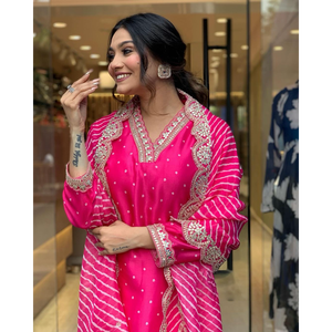 Bas Dupatta en soie modale lourde pour femme pour un look de fête - Product Image 5