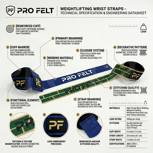 Sangles de poignet de musculation personnalisées haute performance en nylon avec support en néoprène pour l'entraînement en salle de sport - Product Image 2