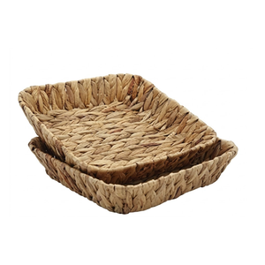 Panier de rangement de luxe en jonc de mer écologique pour la préparation de la literie des invités et les taies d'oreiller supplémentaires - Product Image 2
