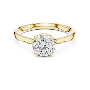 Anillo Clásico de Oro Blanco de 14K con Diamante Cultivado en Laboratorio de 1.24 Ct, Certificado por IGI, para Mujer |   Ropa de Oficina |   Diamante Cultivado Nuevo - Product Image 2
