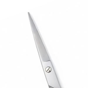 6.75 Inch Matte Silver Right-Handed Beard <b>Mustache</b> <b>Scissors</b> Professional Barber Grooming Shears 4Cr13 Stainless Steel Hair - Product Image 2