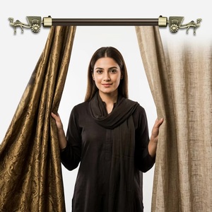 Antique Brass Camel Carriage <b>Curtain</b> Bracket Rod Accessories Customized Shape - Product Image 2
