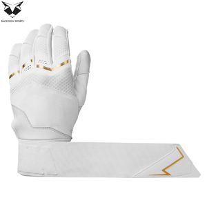 สายรัดข้อมือแบบปรับได้ น้ำหนักเบา ทนทาน และถุงมือเบสบอลหนังสำหรับมือซ้ายแบบกันลื่น พร้อมตัวล็อคแบบตะขอและห่วง - Product Image 3