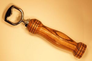 Custom Logo Magnetic Stainless Steel Bottle <b>Opener</b> with Wooden Handle Refrigerator Sticker Beer <b>Opener</b> - Product Image 5