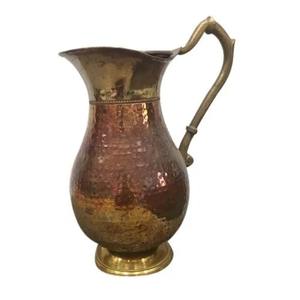 Carafe en cuivre pur, design antique doré, qualité solide, grande taille, carafe en cuivre pur pour l'eau potable. - Product Image 3