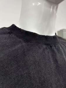 Camisetas de Hombre de Corte Holgado con Logotipo Bordado y Efecto Desgastado, Transpirables y de Alta Calidad, Novedad 2026 - Product Image 4