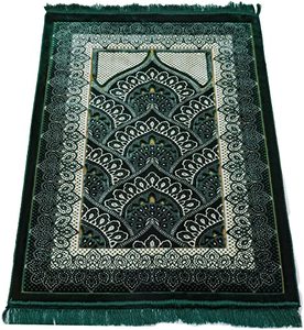 Janamaz Carpets Sejadah Muslim Prayer Rug Islamic Velvet Portable Waterproof Indoor Home Masjid Rugs Wholesale OEM Prayer <b>Mats</b> - Product Image 5