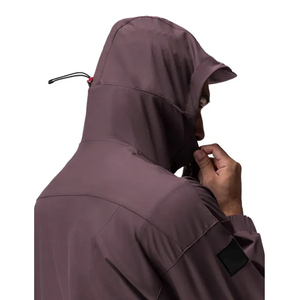 2026 Latest Autumn Canvas Stand <b>Collar</b> Half Zip Hooded Waterproof Anorak Mens Outdoor Camping Climbing Sports Windbreaker <b>Jacket</b> - Product Image 3