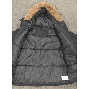Premium Quality Winter Outdoor Climbing Parka <b>Jackets</b> Hooded Faux Fur Collar Zipper Padded <b>Jacket</b> <b>With</b> Quilted <b>Lining</b> OEM - Product Image 4