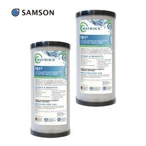Pièces de filtre à eau, bloc de charbon actif en coque de noix de coco, cartouche filtrante durable, qualité commerciale - Product Image 1