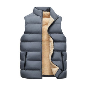 2026 New Design Mens Quilted Padded Jacket Sleeveless <b>Gilets</b> Puffer Body Warmer Vest Plus <b>Lightweight</b> Vest Puffer - Product Image 5
