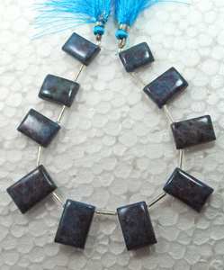 Collier de perles rectangulaires en kyanite rubis naturel, pierres précieuses authentiques, perles en vrac pour la création de bijoux, vente en gros - Product Image 5